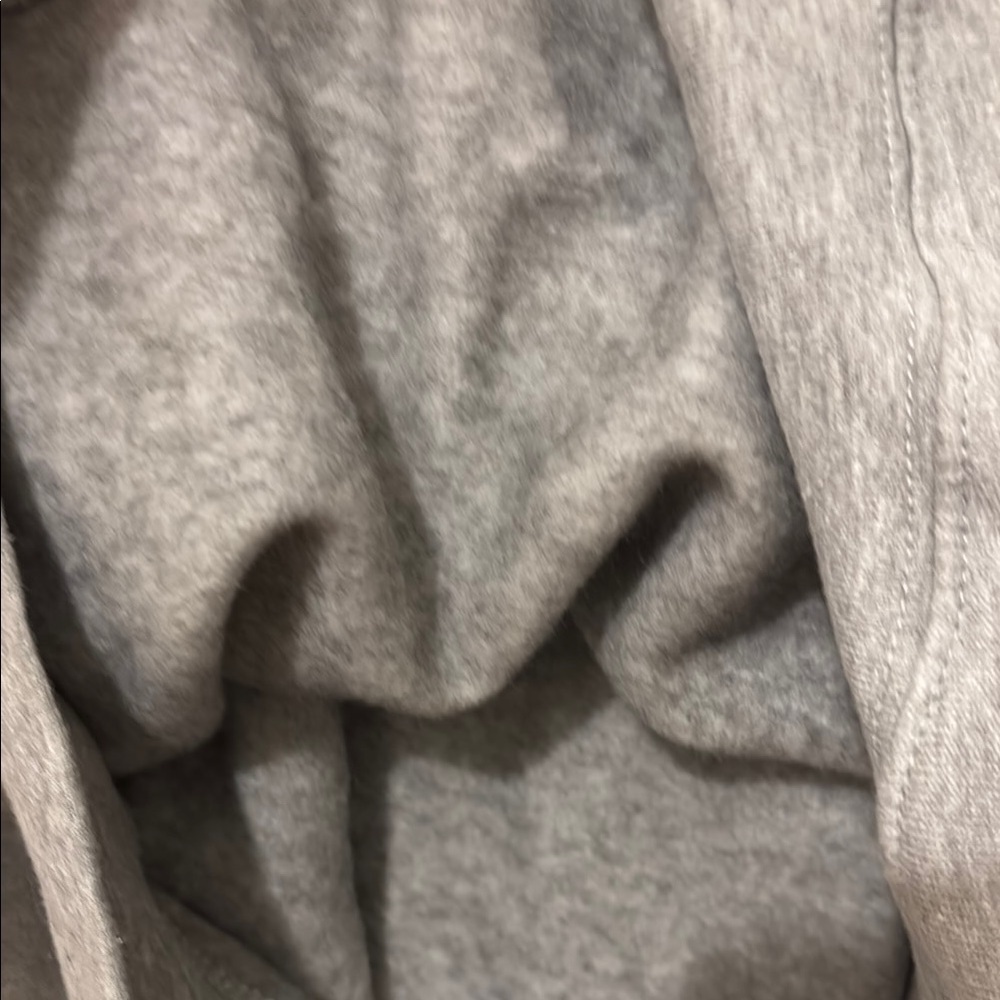 Bella Canvas Crewneck Sweater Gray and Red - Picture 5 of 5